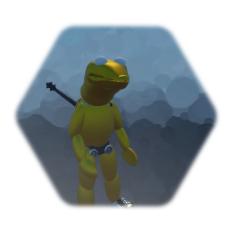 Kermit the Golden Animatronic