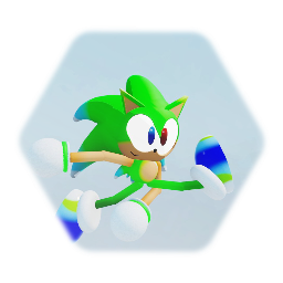 Sonic Wakusei Fanmade - Izaac The Hedgehog