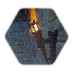 Gothic Torch Sconce