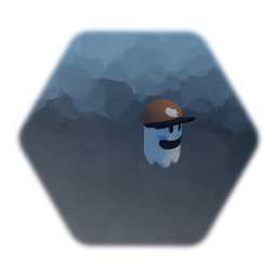 Wallace Ghost but he's Smiling