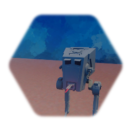 AT-STに武器つけた。　注意！動けません！