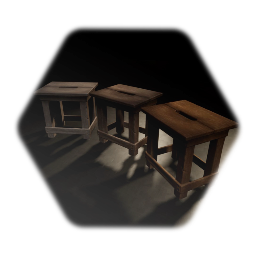 Ww2 era german schemel stools