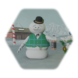 Sam the Snowman retires