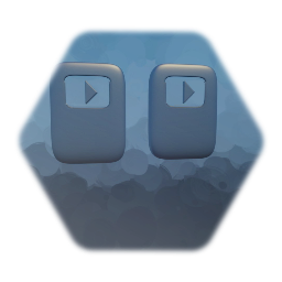 2 PLAY BUTTON  WITH SHARPIE