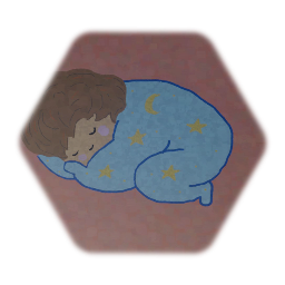 Sleeping Kid Sticker
