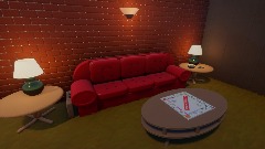 Living Room - Couch and Coffee Table