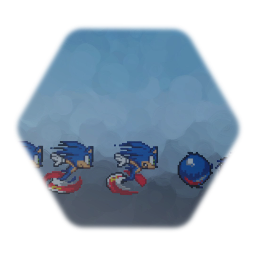 Sonic advanced 1 sprites and animations (18% memory)