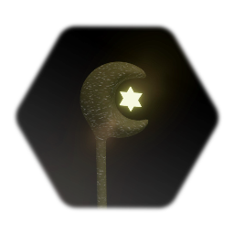 Mage Staff Moon and Star