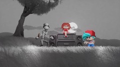 FNF Hangman REMASTER (SONG1 - Trouble)