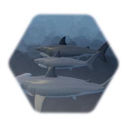 Working Swimming Shark Enemies