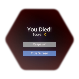 Minecraft- You Died! Screen