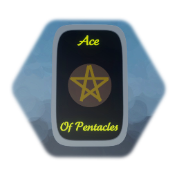 "Ace of Pentacles" Card
