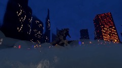 Godzilla vs scunner batell animation