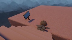 Sackboy Scream And Fall And die