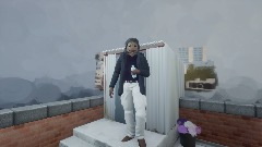 Oh hi mark but with Sackboy