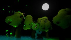 Orc Collecting Fireflies