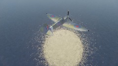 The plane game (open sea)