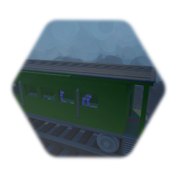 Passenger Car w ponies