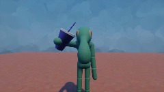 Squiddy drinks the Grimace Drink