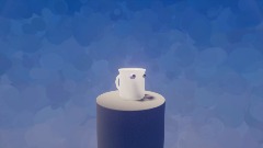 The end of a coffee mug