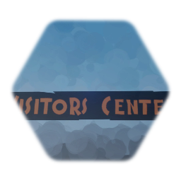 Jurassic Park Visitors Center Sign