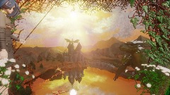 Castle Reflection (Dragons)