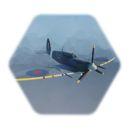 Supermarine Spitfire Fighter Plane (Model only, no logic)