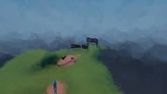 Grassy Hills with Path