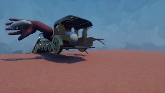 My Train creature eats bridge worm (Runners create)