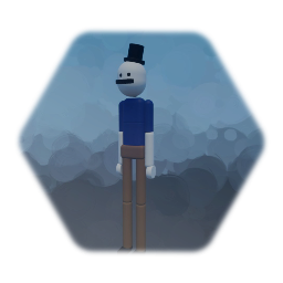 Quinn as a Walmart employee