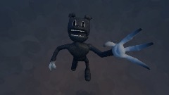 Cartoon cat gets stuck at island