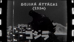 Gojira attacks (1954)