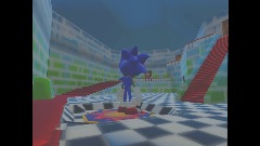 Princess Peach's Castle Interior but with Sonic