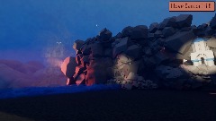 Santorini (Kamari black sands beach)