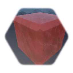 Red Marble Block
