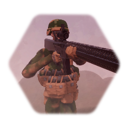 Assault Rifle (M16A3) (Clean Low Thermo)