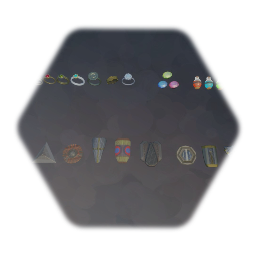 RPG items, rings, shields (Low thermo)