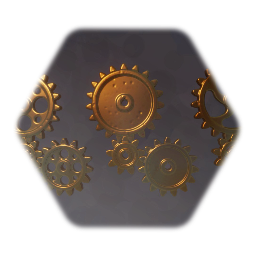 Steampunk Copper Gearwheels