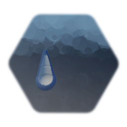 Wolf ear  (midnight dark blue and white)