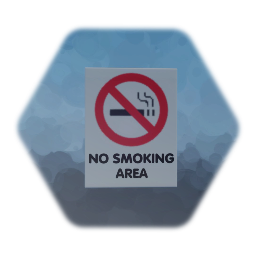 Remix von No Smoking Area sign