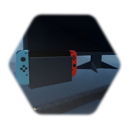 TV with Nintendo Switch