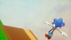 Sonic falls off