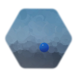 Blue marble tinted ball