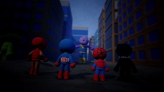 Iron Man shot Thanos