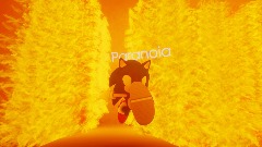 Sonic running for his life (paranoia)