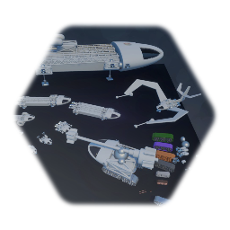 Remix of Remix of Space 1999 EAGLES....9new Tank tracks