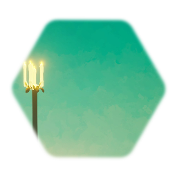 Candlestick with shadows