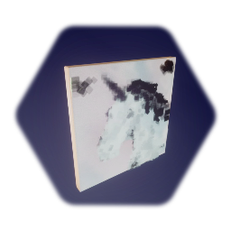 Canvas Painting - Impressionistic Unicorn