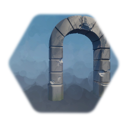 Stone arch (decayed and clean side