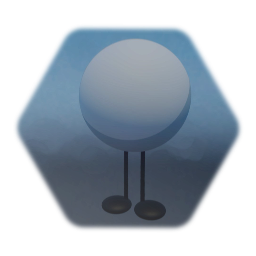 White Bouncing Ball Unrecolored Template